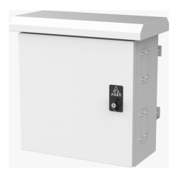 Ager Mi̇ni̇mobese 300X250X300 &Ccedil;İft Ci̇darli Outdoor Kabi̇net+Di̇rek Montaj Ki̇ti̇+ Fan