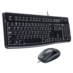 Logitech Mk120 Kablolu Klavye Mouse Mm Set Siyah Usb (920-002560)