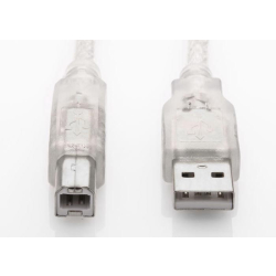 S-Link Sl-U2010  10M Usb2.0  Şeffaf Yazıcı Kablo