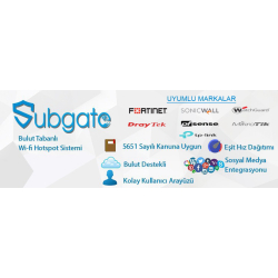 Subgate Sg1-C50 Hotspot Lisansı - 1 Yıl (50 Kullanıcı)
