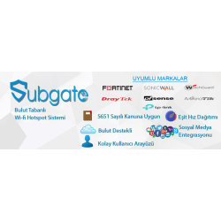 Subgate Sg1-C250 Hotspot Lisansı - 1 Yıl (250 Kullanıcı)