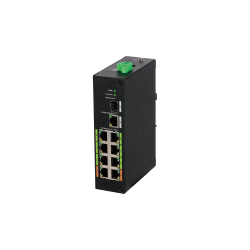 Dahua Lr2110-8Et-120 8Fe Epoe Port (120W), 1Ge Uplink, 1Xsfp End&Uuml;Striyel Switch