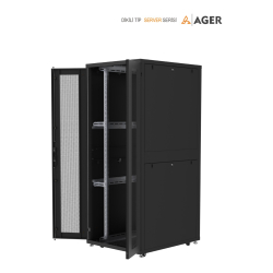 Ager Server Serisi 26U W=600Mm D=1000Mm 19''  Dikili Tip Kabinet 