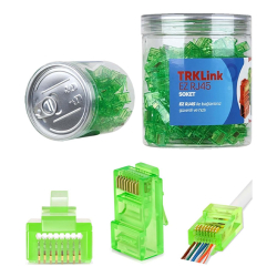 Trklink Ez Rj45 Konnekt&Ouml;R (Yeşi̇l) 100 'L&Uuml; Paket Yeni̇ Nesi̇l