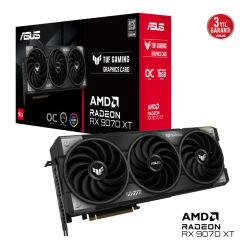 16 Gb Asus Tuf-Rx9070Xt-O16G-Gaming Amd Rx 9070Xt Gddr6 Oc Ekran Karti