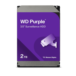 Wd 2 Tb Purple 5400Rpm 64Mb Sata3  7/24 Guvenlik 