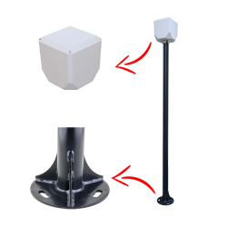 Kamerakutusu Trk-300+154 3 Metre Metal Kamera Direği ( Trk-154 Dahil )