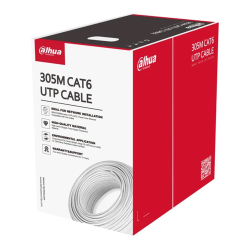 Dahua Pfm923I-6Un-C 305M Cat6 U/Utp 0.53Mm Lszh Halojen Free (%100 Bakir ) Kablo