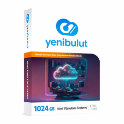 Yenibulut Veri Y&Ouml;Netim Yazılımı 1024 Gb 1 Yıl Lisans 8 Kullanıcı