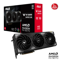 16 Gb Asus Tuf-Rx9070-O16G-Gaming Amd Rx 9070Xt Gddr6 Oc Ekran Karti