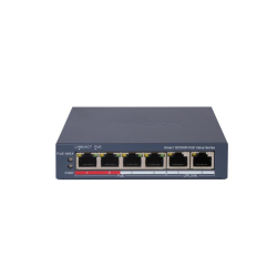  Hikvision Ds-3E1106P-Ei/M 4Fe Poe (45W) 2Fe Uplink Switch