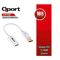 Qport Display To Hdmi &Ccedil;Evi̇ri̇ci̇ (Q-Dp-Hdb)