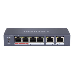 Hikvision Ds-3E0106P-E/M 4Fe Poe (35W) 2Fe Uplink Switch