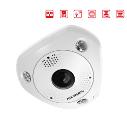 Hikvision Ds-2Cd6365G0E-Ivs 6Mp 1.27Mm 180&Deg; Fisheye Ip Kamera