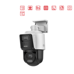 Hikvision  2Mp+2Mp 2.8~12Mm Motorize Wdr 4X Zoom Tandemvu Ptz Kamera