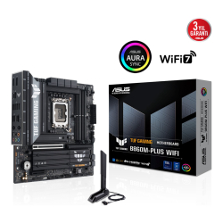 Asus Tuf Gaming B860M-Plus Wifi Lga1851 Ddr5 8800 Wifi 7+Bt Aura Rgb 2.5Glan Mat