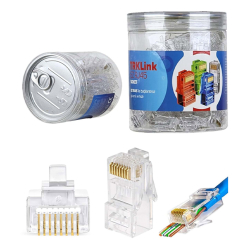 Trklink Ez Rj45 Konnekt&Ouml;R (Şeffaf) 100 'L&Uuml; Paket Yeni̇ Nesi̇l