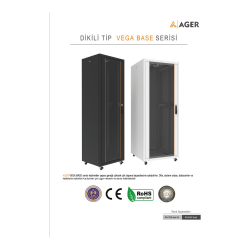 Ager Vega Base 36U W=600Mm D=600Mm 19'' Dikili Tip Kabinet 