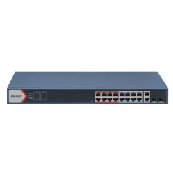 Hikvision Ds-3E1318P-Ei(B) 16Fe Poe (230W) 2Ge/Sfp Combo Switch