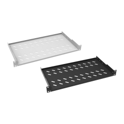 Ager 19'' 1U D=250Mm Rack Mount 2 Noktadan Bağlantılı Sabit Raf,