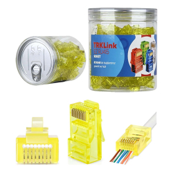 Trklink Ez Rj45 Konnekt&Ouml;R (Sari) 100 'L&Uuml; Paket Yeni̇ Nesi̇l