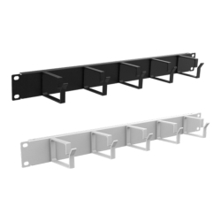 Ager 1U 19'' 5 Metal Kancalı Kablo D&Uuml;Zenleme Paneli 