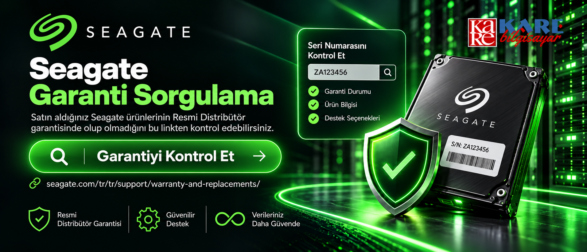 SEAGATE GARANTİ SORGULAMA