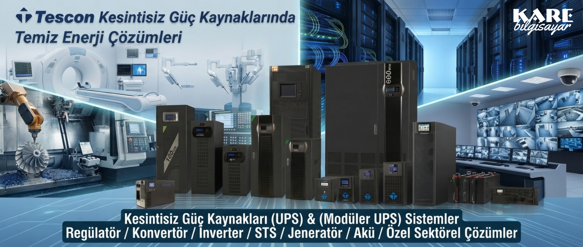 Tescon Kesintisiz Güç Kaynaklarında Temiz Enerji Çözümleri